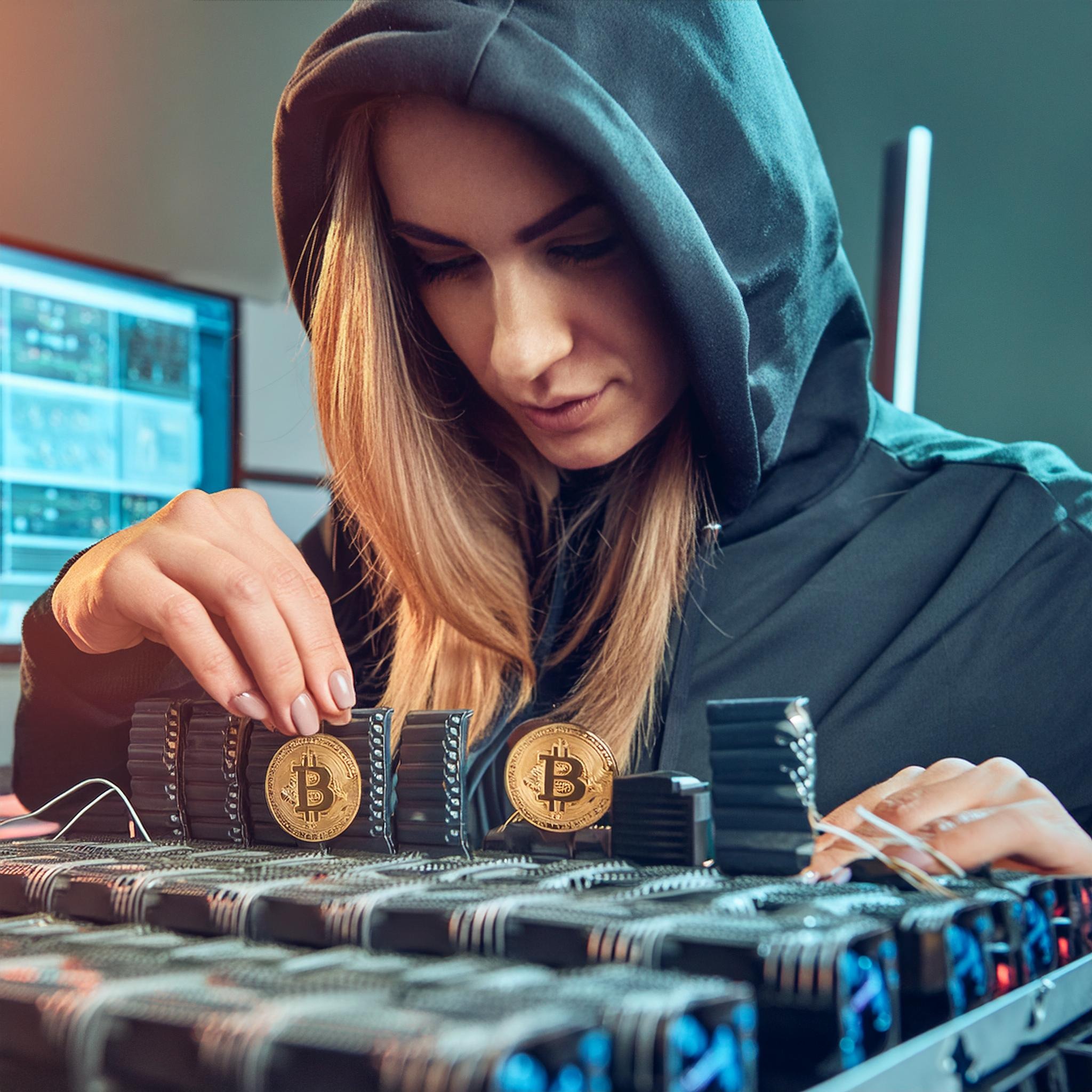 Hackerdiebstahl von Cryptos